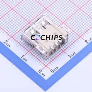 USB-U258-AJDT USB Connector SMD Connector ( Connector Type: Type-A )( Protocol Standard: USB 2.0 )( Gender: Female ) - Product Image 2