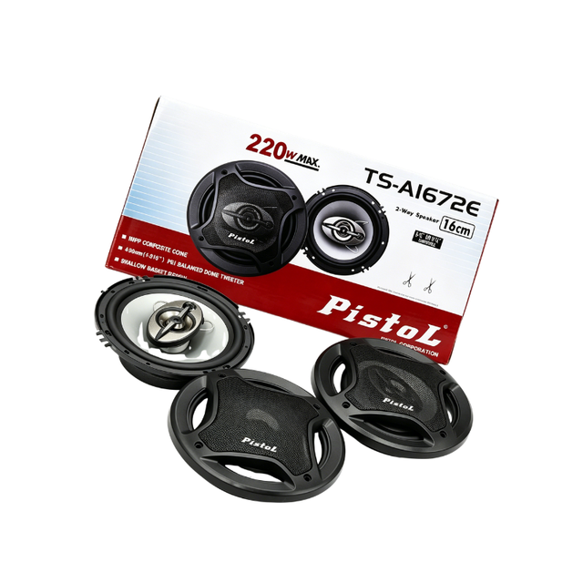 TS-A1672E Custom Logo OEM 180W 1 Inch PEI Balanced Dome Tweeter Car Speaker with Specialized Packaging for Audio Branding