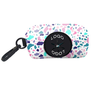 Cute Printed Dog Harness with Bowknot Adjustable Buckle Closure Small Size Polyester Pet Gear Set for Dogs - Product Image 6