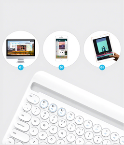 Multi-dispositivo Bluetooth <span class=keywords><strong>tastiera</strong></span> Mini 78 tasti per 10 pollici Tablet Laptop imac cellulare ufficio <span class=keywords><strong>tastiera</strong></span> Wireless <span class=keywords><strong>con</strong></span> Slot - Product Image 1