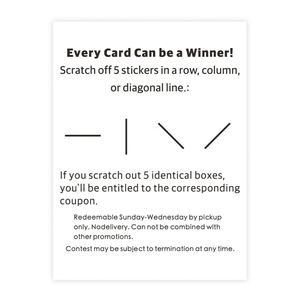 Golden Winning Style Scratch Card Custom Screen Printing Prize Data Design Oem Odm Manufacturer - Product Image 5