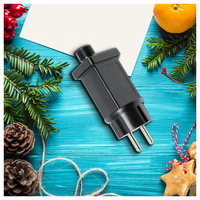 Alimentation électrique de haute qualité EU IP44, prise durable, CE GS 1A 2A 12V DC, adaptateur étanche pour éclairage LED de Noël