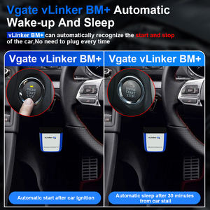 เครื่องอ่านรหัส OBD2 vgate vlinker BM + BLE เครื่องสแกนอัตโนมัติ4.0ไร้สาย OBD2 V2.2รองรับ iS/Android - Product Image 6