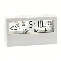 Décoration de salon, horloge numérique mince avec caméra cachée, alarme, prévisions météo, calendrier, nouveau stock, horloge à sublimation