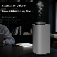 Diffuseur d'huiles essentielles hydrosolubles, nébuliseur ultrasonique à brume, vaporisateur automatique de parfum en verre, alimenté par batterie, pour la maison et la voiture