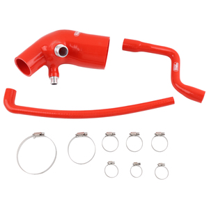 ชุดท่อซิลิโคนสีแดงพร้อมแคลมป์สำหรับเครื่องยนต์ BMW 11-15 N13 รุ่น F20 F21 F30 F31 F35 116i 118i 316i ชุดท่อไอดี - Product Image 1