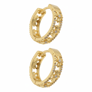 Di alta qualità stile Vintage in metallo polsini auricolari per le donne regolabile modello di fiore perla diamante alla moda gioielli unici per il partito - Product Image 2