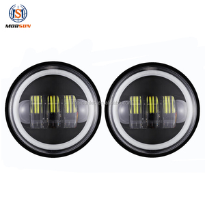 ไฟตัดหมอก LED สำหรับ Harley-Davidson Glide, Road <span class=keywords><strong>King</strong></span> และ Yamaha <span class=keywords><strong>V</strong></span> Star 950 แบบซีล แสงสีขาว จำนวน 2 ชิ้น ขายส่ง - Product Image 6