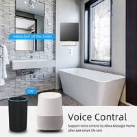 Interrupteur mural intelligent Wi-Fi 20A 40A contrôlé par l'application Smart Life, bleu/vert, pour chauffage et eau, compatible Zigbee, pour maison connectée et chaudière
