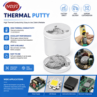 Pâte thermique conductrice en silicone blanche NDST 2W/m.K, mastic thermique, adhésif flexible pour le refroidissement électronique, PCB, dissipateur thermique GPU