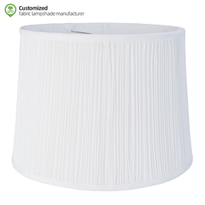 Paralume <span class=keywords><strong>in</strong></span> <span class=keywords><strong>Tessuto</strong></span> di Lino Fatto a Mano a Forma di Fungo Plissettato <span class=keywords><strong>Bianco</strong></span> per Soggiorno Vendita Calda - Product Image 1