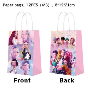 Decoraciones Creativas y Populares con Temática de K-POP para Fiestas de Primer Cumpleaños, Bolsas de Regalo para la Decoración del Escenario - Product Image 2