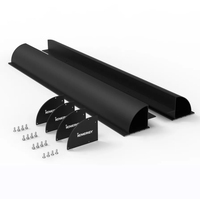 Longueur OEM argent ou noir longue barre en aluminium aileron latéral solaire supports de montage de panneau PV pour RV, bateau, marine