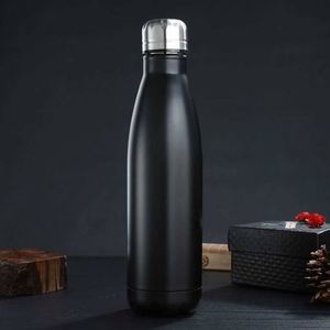 Stainless Steel Vacuum Insulated <b>Water</b> <b>Bottle</b> Round Double Wall Thermos Travel Flask 24H Heat Retention All Colors - Product Image 2