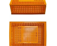 Vente en gros Cages de transport de poulet en plastique vivantes pour canards Cages de nichoir pour le transport d'animaux