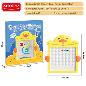 Zhorya pena dan manik anak, papan gambar bentuk bebek lucu untuk balita 3 4 5 6 - Product Image 6