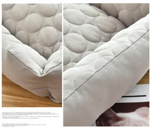 ที่นอนสัตว์เลี้ยงผ้าเย็นสบาย ขนาดยาว นุ่มสบาย ดีไซน์กันลื่น ทนทานต่อการสึกหรอ ที่นอนแมว ที่นอนสุนัข บ้านสัตว์เลี้ยง ขนาดเล็ก ขนาดใหญ่ เบาะรองนอนสัตว์เลี้ยง - Product Image 5