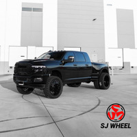 Rines Todoterreno Reforzados SJ Custom para Camionetas, Ruedas Forjadas Dobles 8x210 8x170 10x225 22 24 26 28 30 Pulgadas para Ford Dodge