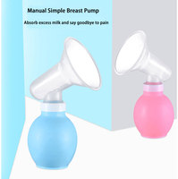 Tire-Lait Manuel Simple et Portable Sans BPA Nouveau, Grande Aspiration, pour Économiser le Lait Maternel