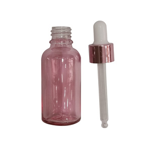 Mỹ phẩm huyết thanh chai thủy tinh nhỏ giọt cho dầu hồng bán buôn 15ml 20ml <span class=keywords><strong>30ml</strong></span> 50ml Màn hình in ấn OEM ODM màu xanh lá cây cao tùy chỉnh - Product Image 2