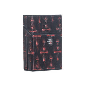 Nhà Máy Thuốc Lá Trường Hợp Hút Phụ Kiện 20Pcs Công Suất Hợp Kim Xách Tay PU Da Thuốc Lá Lưu Trữ Hộp Thuốc Lá Trường Hợp - Product Image 6