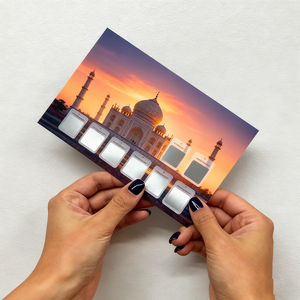 Tùy chỉnh thiết kế thành phố của thế giới Du lịch <span class=keywords><strong>Scratch</strong></span> Off thẻ xô danh sách thẻ cào để bán - Product Image 2