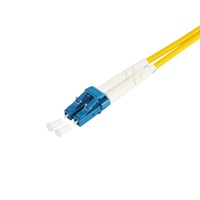 Kabel Patch Cord Fiber Optik Dupleks 2 Core LC UPC LSZH/PC Jacket 0.3M 0.5M Langsung dari Pabrik untuk Jaringan 3G 4G Wi-Fi (1310/1550nm)