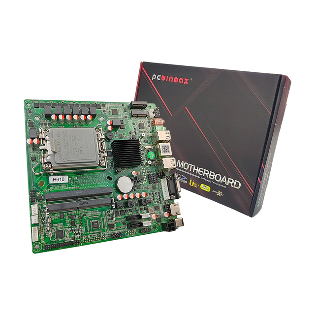 PCWINMAX Desktop Mini ITX H110 H310 H410 H510 H610 DDR4 Mainboard Support I3 I5 I7 Processors