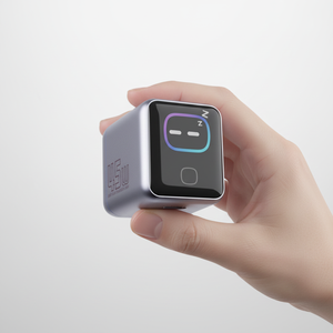 Nuevos productos de Alibaba: Cargador de pared con pantalla inteligente AI de 45W, cargador rápido GaN USB-A y USB-C, enchufe de Reino Unido, cargador AI de 45 vatios. - Product Image 1