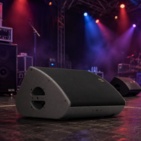 Subwoofer passif professionnel de 12 pouces avec sortie audio 800W max, enceinte en contreplaqué stéréo pour systèmes PA et karaoké