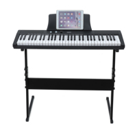 Fábrica al por mayor profesional 61 teclas música Piano Electrónico y órgano con 128 tonos 128 ritmos teclado dual