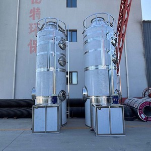 Stainless Steel Spray Tower Highly Efficient Purification, Suitable for Chemical Waste Gas Treatment Solving <strong>Pollution</strong> <strong>Problems</strong> - Product Image 1