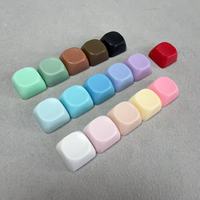 Accessoires de porte-clés mécaniques en ABS et silicone, design griffe de chat, pierre, ciseaux, écologiques, tendance, DIY