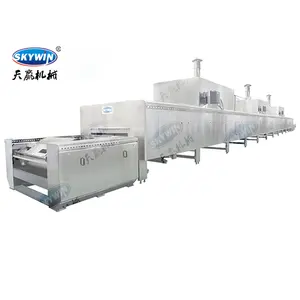 Skywin Automatic Oven For Biscuit Gas Electric Tunnel Oven For Biscuit Making