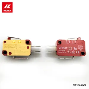 Taiwan Brand HIGHLY High Precision 16A 250V Micro Switch VT16011C2 Power Tool Switch VT Series