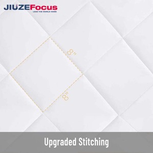 Trapunta per la casa SunStyle Queen trapunta leggera bianca copriletto reversibile morbido accogliente <span class=keywords><strong>coperta</strong></span> trapuntata <span class=keywords><strong>piumino</strong></span> alternativo - Product Image 4