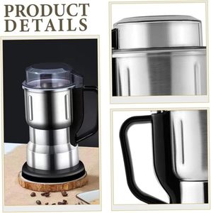 เครื่องบดกาแฟไฟฟ้าสแตนเลส 4 ใบมีด สำหรับบดเครื่องเทศและเครื่องปรุงรส ขายดี - Product Image 5