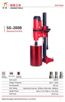 Perceuse à carrelage et à béton électrique industrielle portable à vitesse unique de 4000 W 200 mm, diamant, disponible en OEM