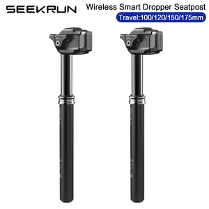 <span class=keywords><strong>Tija</strong></span> de sillín inteligente SEEKRUN con control remoto inalámbrico, ajustable, diseño telescópico para bicicleta de montaña y carretera - Product Image 1