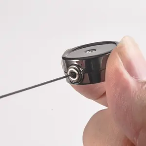 En gros Porte-clés en fil métallique rétractable sportif, porte-carte d'identité anti-perte, chaîne télescopique anti-vol - Product Image 2