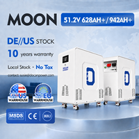 Docan EU US STOCK DO-MOON 51.2V 32kWh 48kWh 50kWh Dengan Alat Pemadam Kebakaran Plug & Play WIFI Solar LiFePO4 Paket Baterai Vertikal