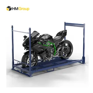 Custom Metal Collapsible Foldable Motorcycle Shipping Rack