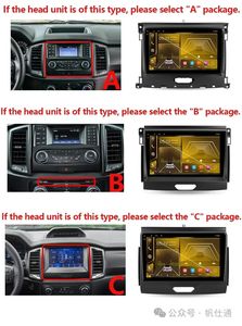 Cho Ford Ranger Android Máy nghe nhạc với Navigation ngược 360 máy ảnh Rear View Video Xe đài phát thanh - Product Image 3