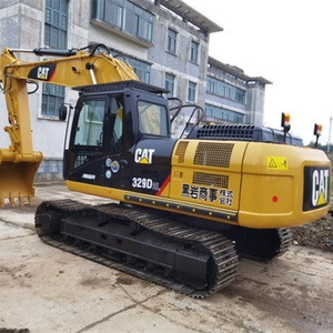 Excavadora hidráulica de cucharón sobre orugas para equipo de construcción usado 329D2L (Motor de bomba de motor) Capacidad de cucharón de 1,54 m 29 toneladas - Product Image 3