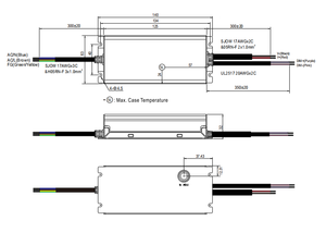 HXS-300S-12 IP67 ไดรเวอร์ LED แบบบางสำหรับภายนอกอาคาร 300W 12V AC DC  หม้อแปลงไฟฟ้ากันน้ำ 2KV <span class=keywords><strong>WHOOSH</strong></span> รับประกัน 3 ปี AC - Product Image 5