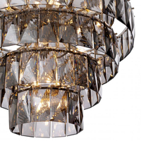 Plafonnier Led suspendu en cristal, design moderne et luxueux, luminaire décoratif d'intérieur, idéal pour une salle à manger