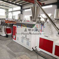 Kunststoff-Extrusionsmaschine für Küchenschränke WPC PVC Möbelplatten-Herstellungsmaschine Kunststoff-Extruder