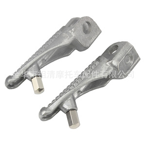 Zuiqng แป้นเหยียบเท้าหน้ารถจักรยานยนต์, FR128สแตนเลสซ้ายและขวาสำหรับ Kawasaki Ninja 300 Z900 Z250 - Product Image 3