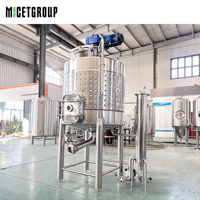 Réservoir de fermentation pour café froid en acier inoxydable de 1000 L, réservoir d'extraction de café avec enveloppe