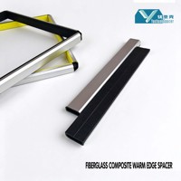 Entretoise composite en fibre de verre de 16 mm pour isolation thermique, fournie par l'usine, pour la fabrication de verre isolant